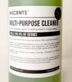 MScents Multi-Purpose Cleaner Antibacterial Spray Instructions Label