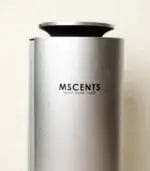 MScents Matte Silver Column Home & Office Nebuliser Top View