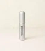 Matte Silver MScents Travel Perfume Atomiser Front Shot