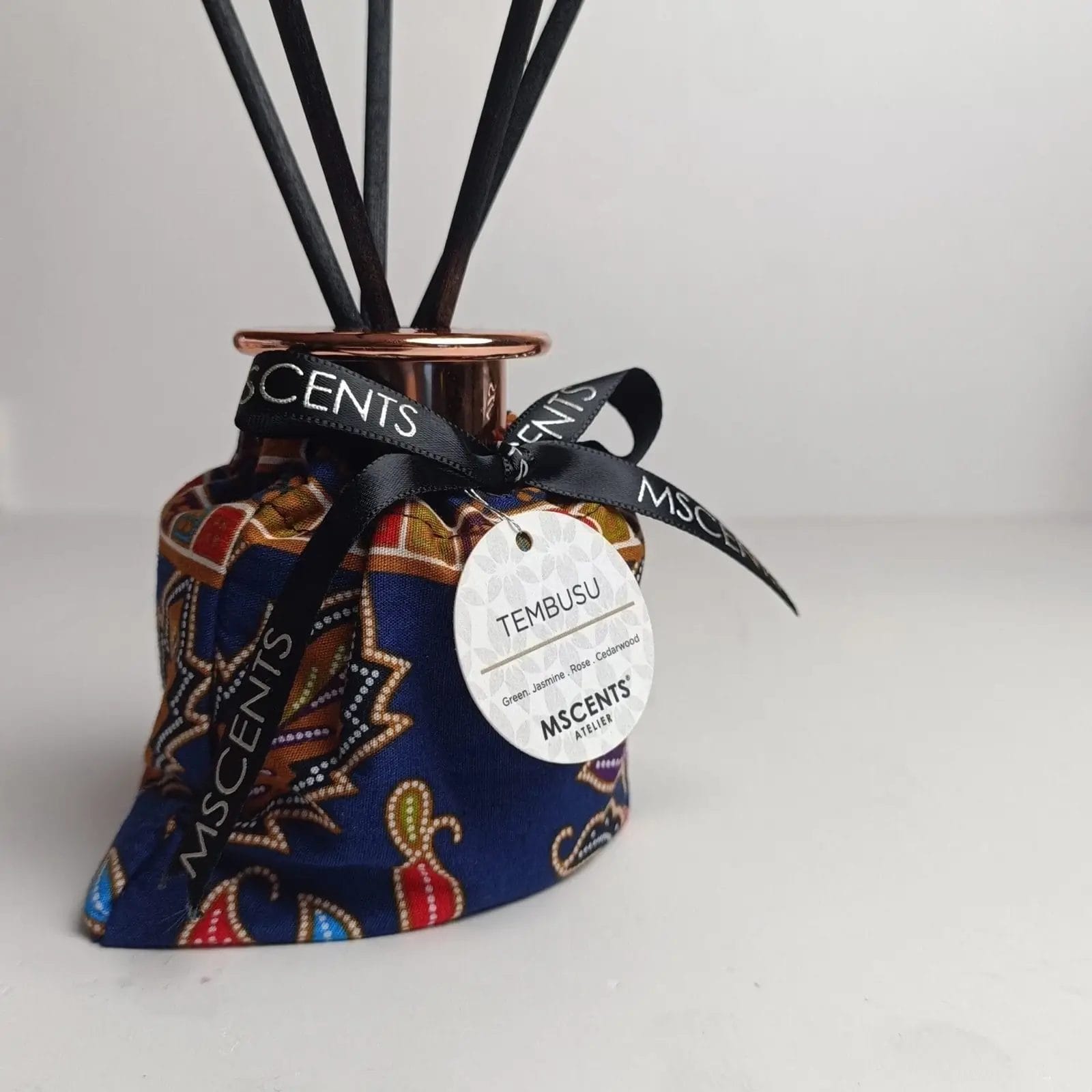 MScents reed diffuser SG Tembusu in exquisite cloth packaging
